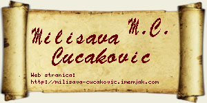 Milisava Čučaković vizit kartica